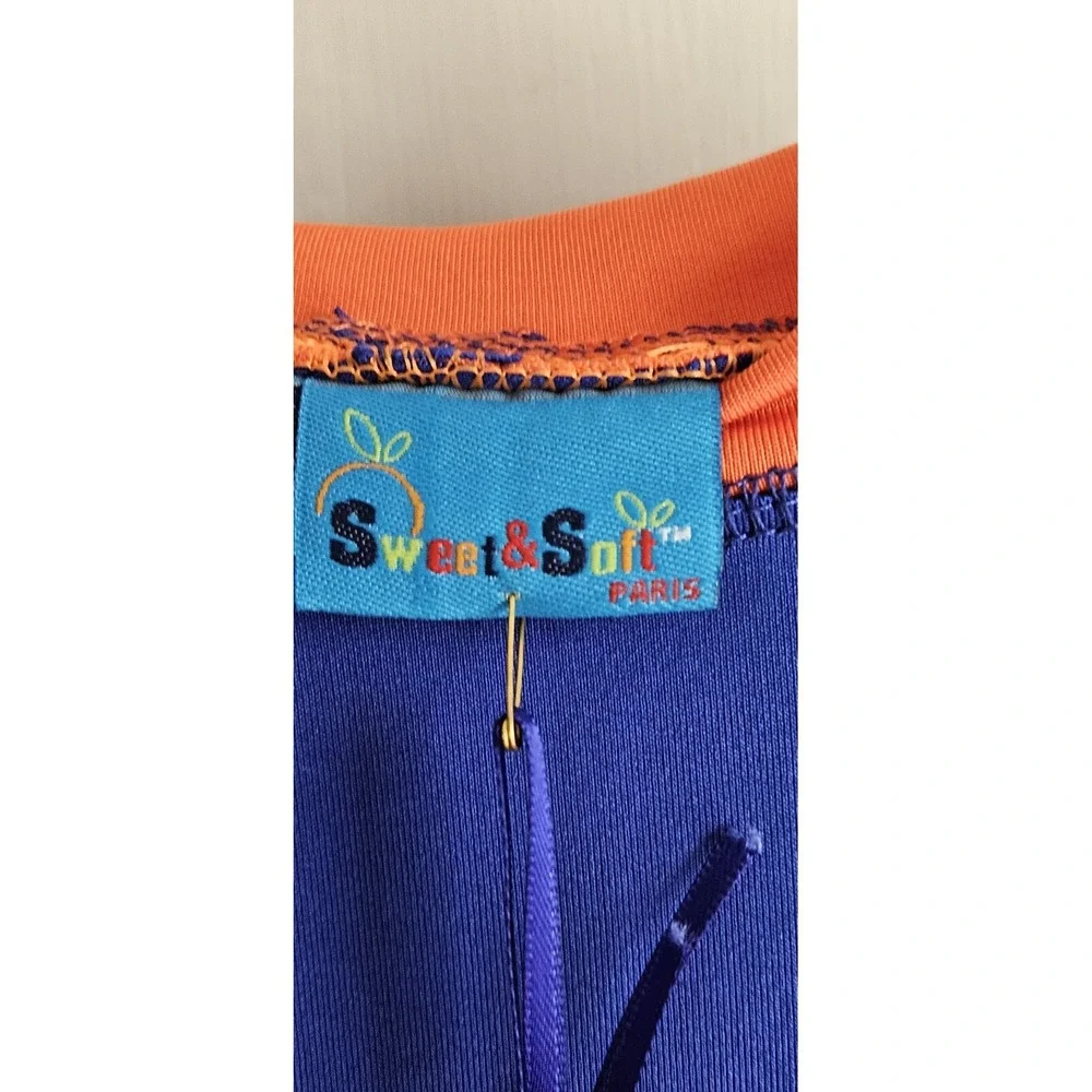 NWT sweet & soft Paris boy swim top Sz 4T‎